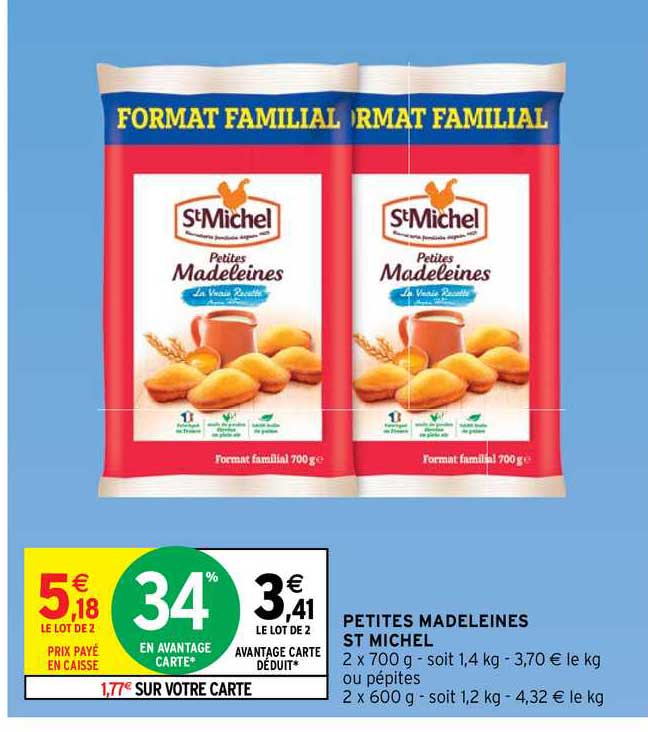 petites madeleines st michel