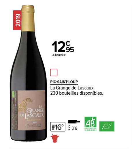 pic-saint-loup la grange de lascaux