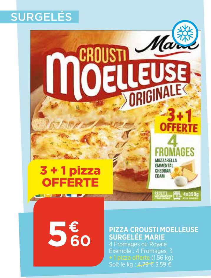 Pizza Crousti Moelleuse Surgelée Marie