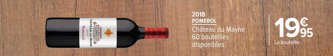 pomerol château du mayne 2018