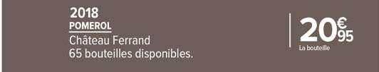 pomerol château ferrand 2018