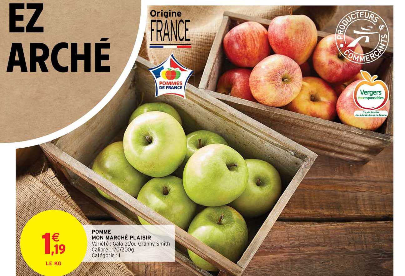 pomme mon marché plaisir