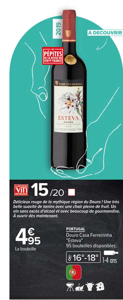 portugal douro case ferreirinha "estiva" 2019