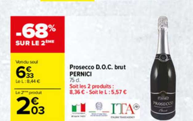 prosecco d.o.c. brut pernici
