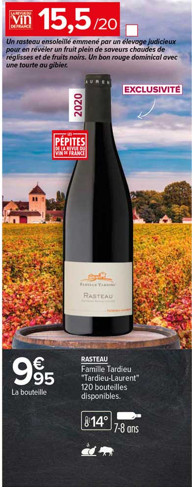 rasteau famille tardieu "tardieu-laurent" 2020