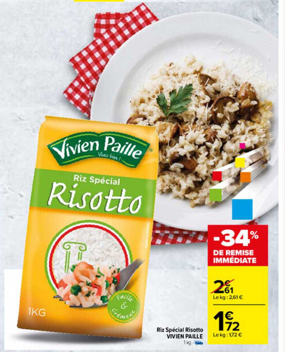 Riz Spécial Risotto Vivien Paille
