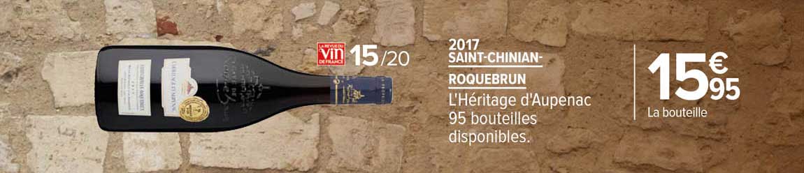 saint-chinian-roquebrun l'héritage l'aupenac 2017