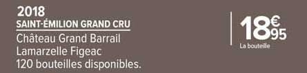 saint-émilion grand cru château grand barrail 2018