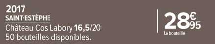 saint-estèphe château cos labory 2017