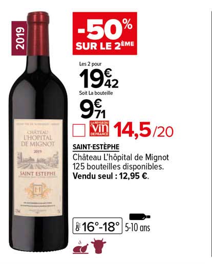 saint-estèphe château l'hôpital de mignot