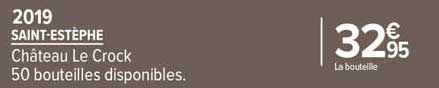 saint-estèphe château le crock 2019