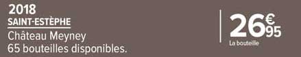 saint-estèphe château meyney 2018