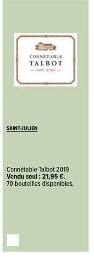saint-julien connétable talbot 2019