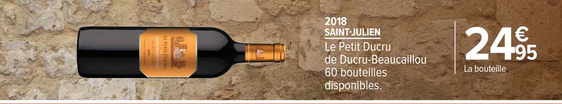 saint-julien le petit ducru de ducru-beaucaillou 2018