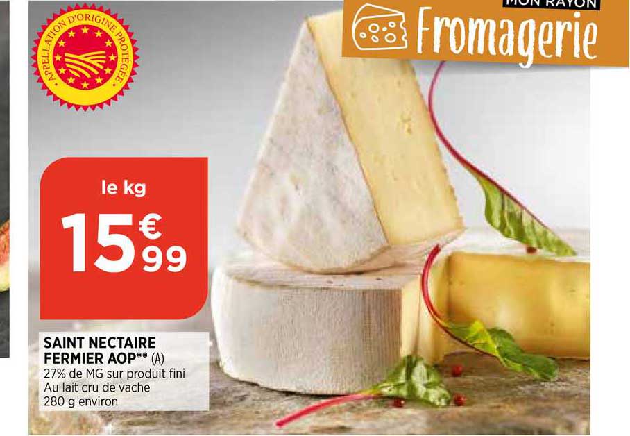 saint nectaire fermier aop