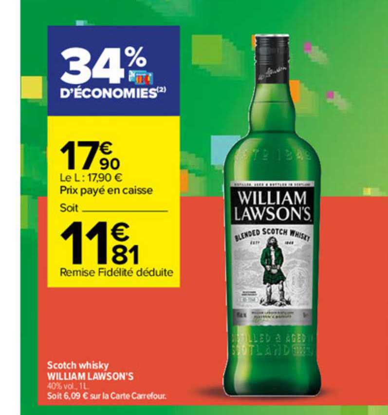 scotch whisky william lawson's