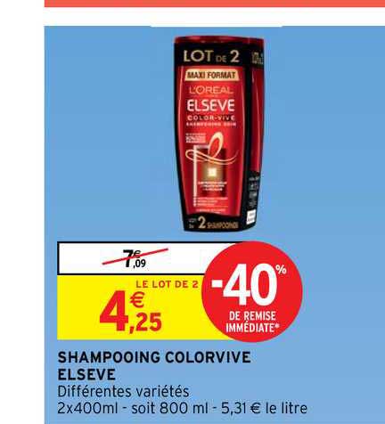 shampooing colorvive elseve