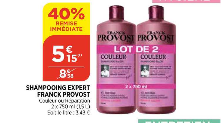 shampooing expert franck provost