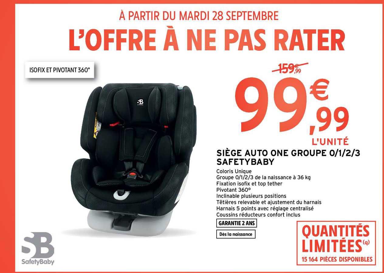 siège auto one groupe safetybaby