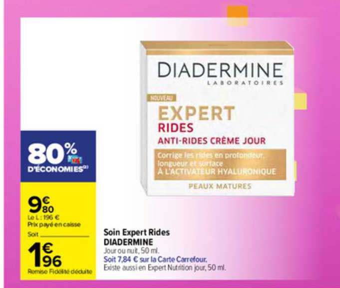soin expert rides diadermine