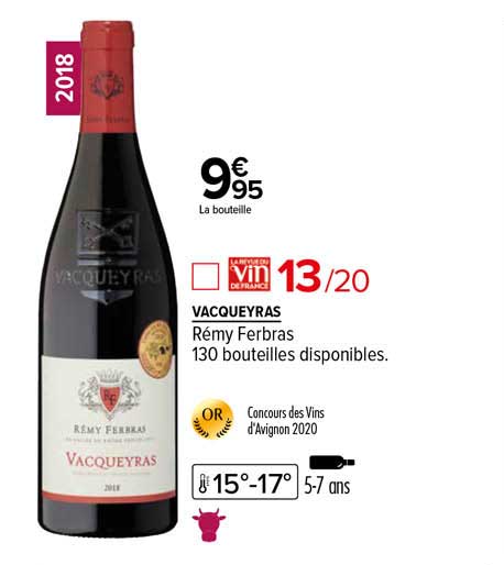 vacqueyras rémy ferbras 2018