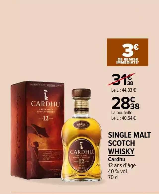cardhu single malt scotch whisky