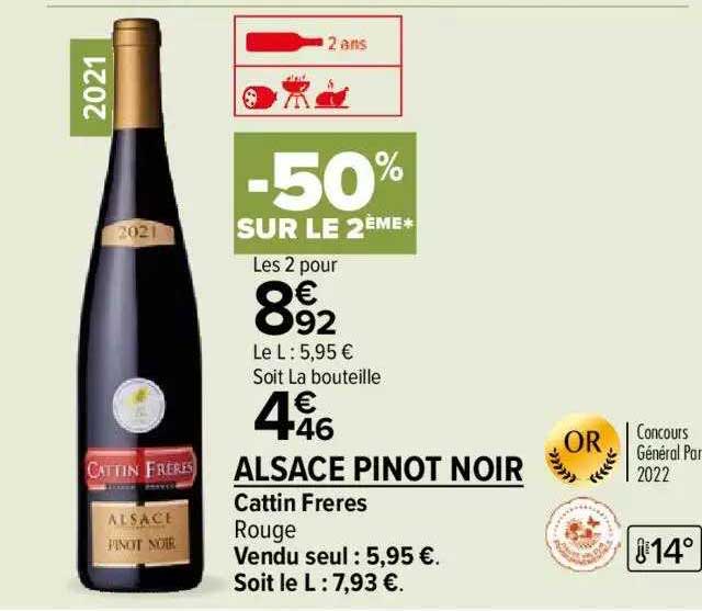 cattin frères rouge alsace pinot noir