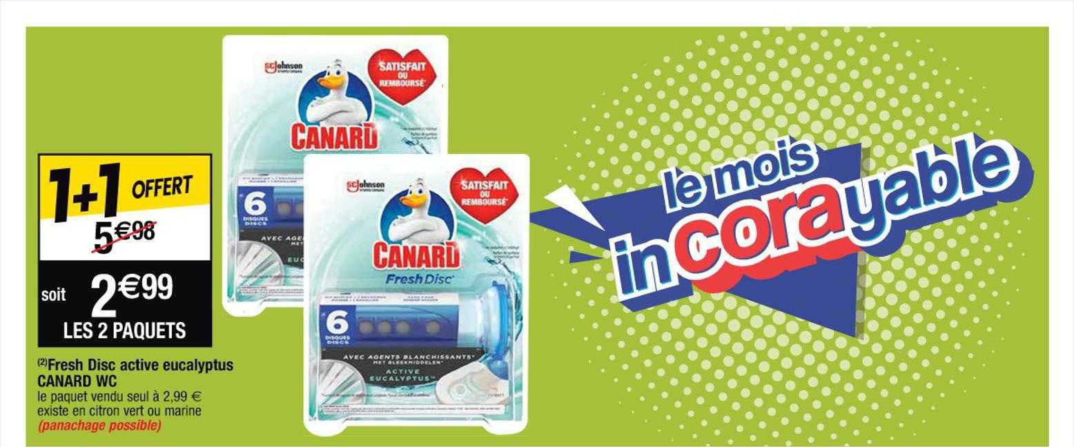 fresh disc active eucalyptus canard wc