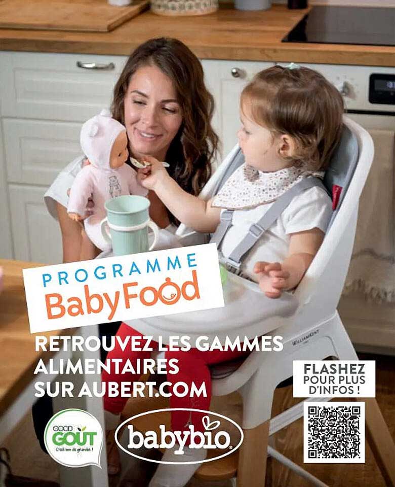 les gammes alimentaires sur aubert.com