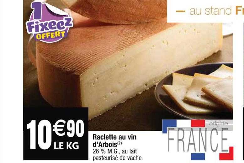 raclette au vin d'arbois