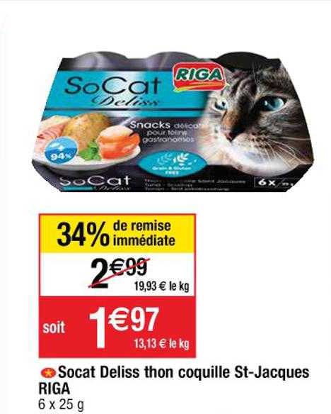 socat deliss thon coquille st-jacques riga