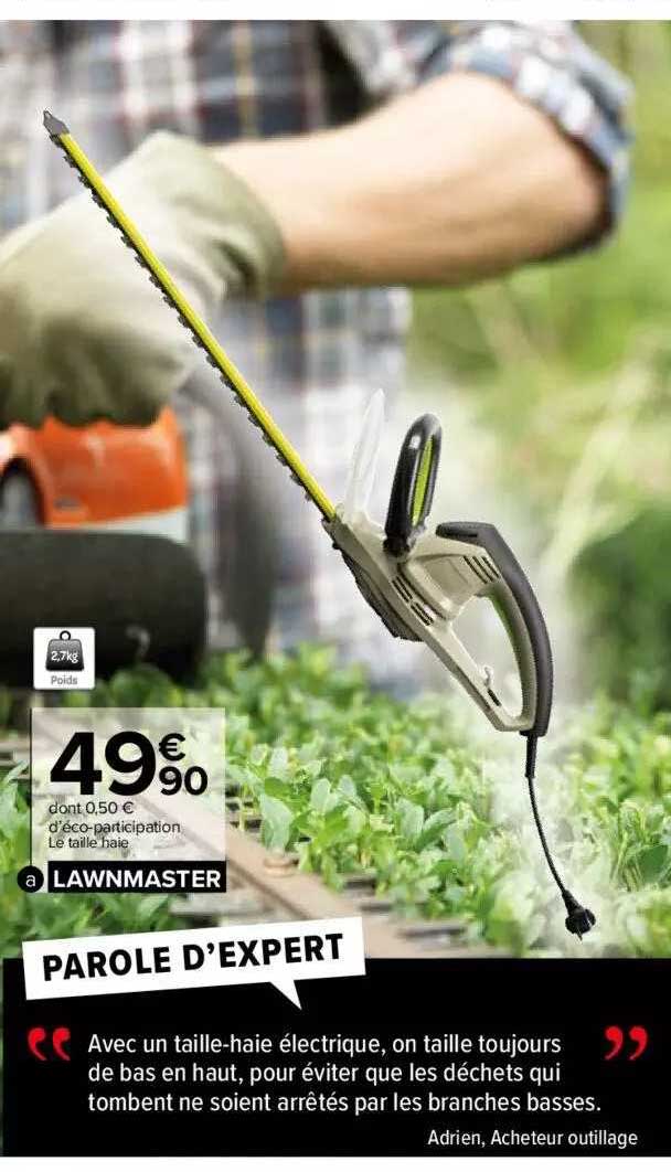 taille haie lawnmaster