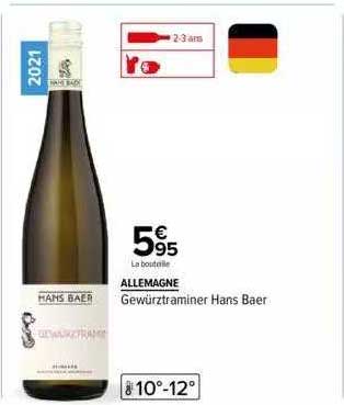 allemange gewürztraminer hans baer