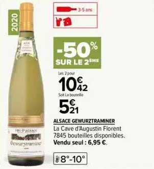 alsace gewurztraminer la cave d'augustin florent