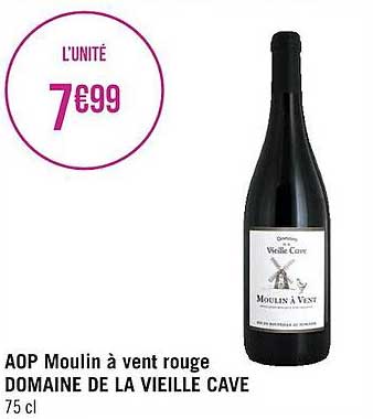 aop moulin à vent rouge domaine de la vieille cave