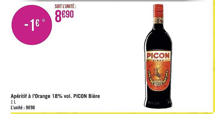 apéritif à l'orange picon bière