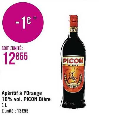 apéritif à l'orange picon bière