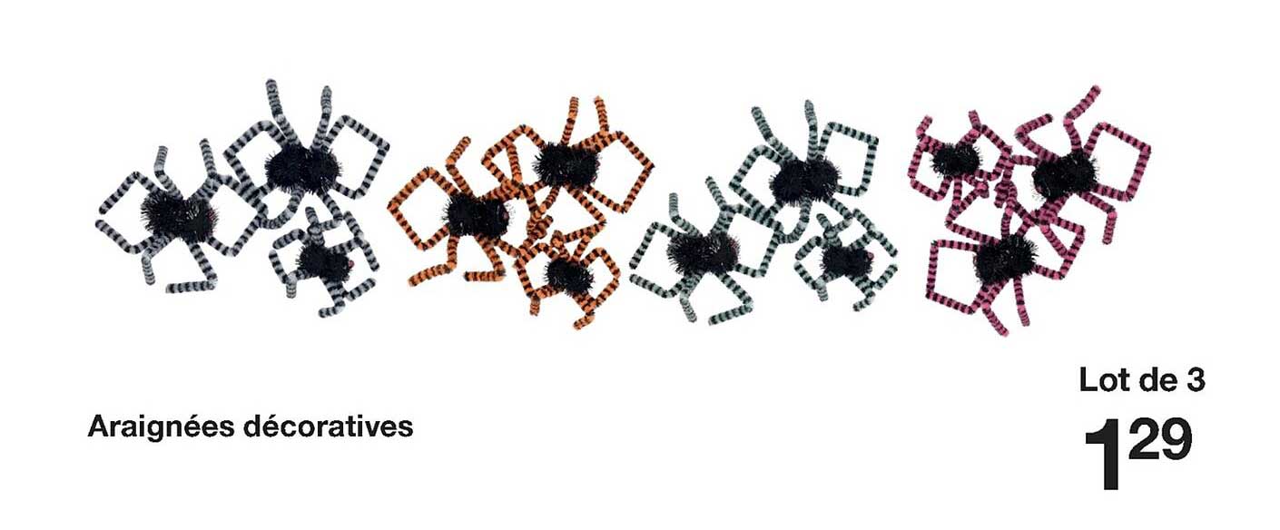 araignées décoratives