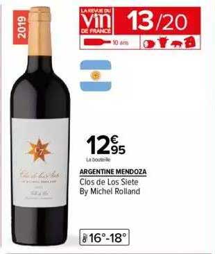 argentine mendoza clos de los siete by michel rolland