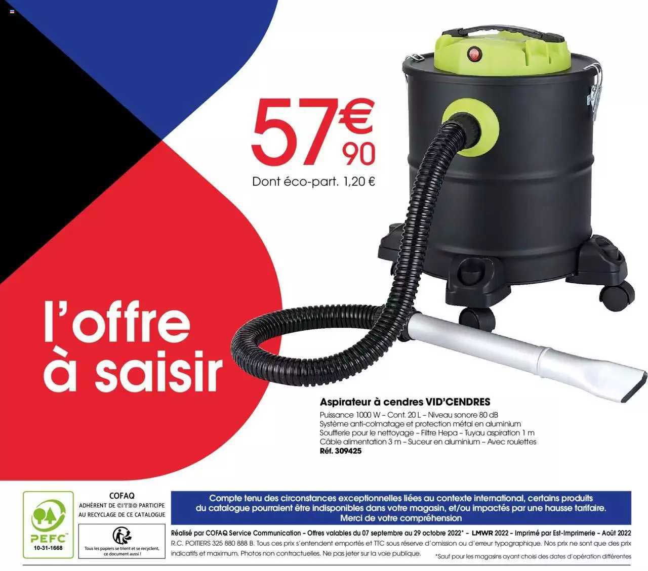 aspirateur à cendres vid'cendres