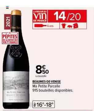 beaumes-de-venise ma petite parcelle