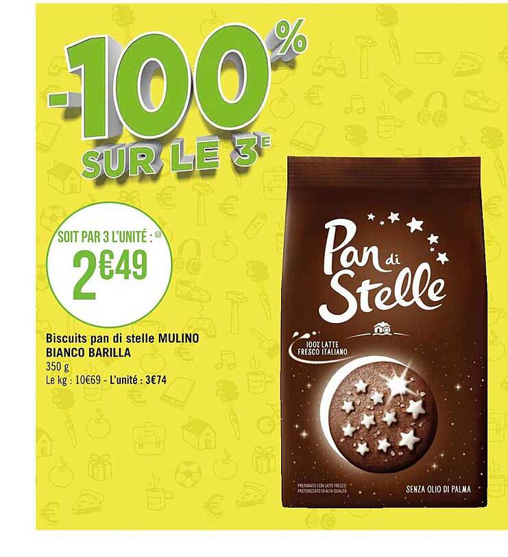 biscuits pan di stelle mulino bianco barilla
