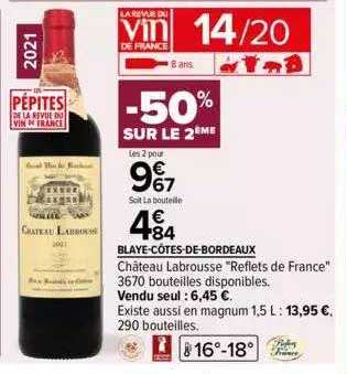 blaye-côtes-de-bordeaux château labrousse "reflets de france"