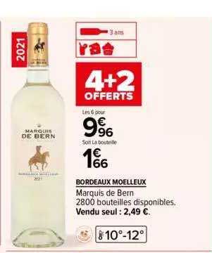 bordeaux moelleux marquis de bern