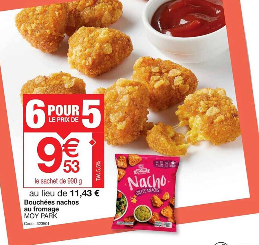 Bouchées Nachos Au Fromage Moy Park