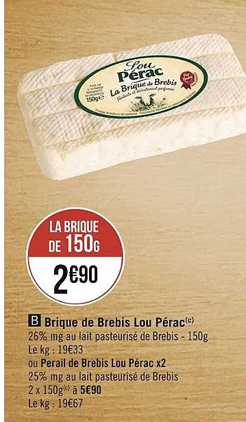 Brique De Brebis Lou Pérac Ou Perail De Brebis