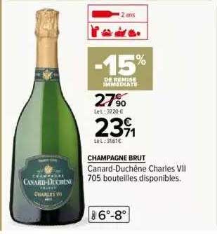 champagne brut canard-duchêne charles VII