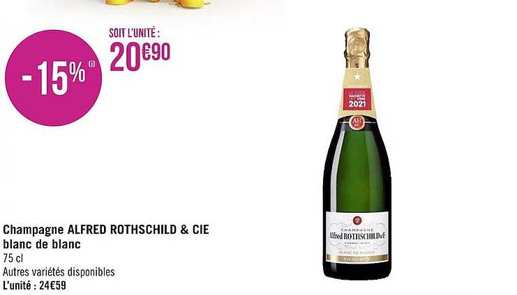 Champagnes Alfred Rothschild & Cie Blanc De Blanc