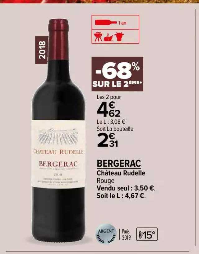 château rudelle rouge bergerac