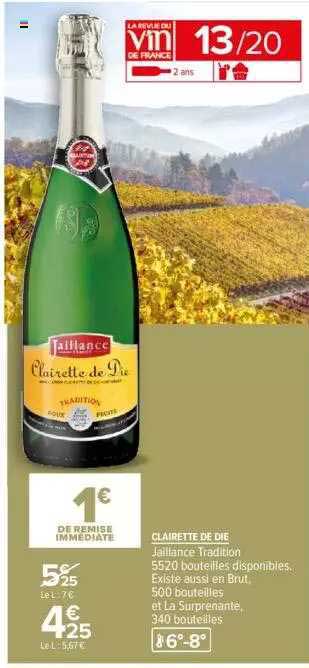 clairette de die jaillance tradition